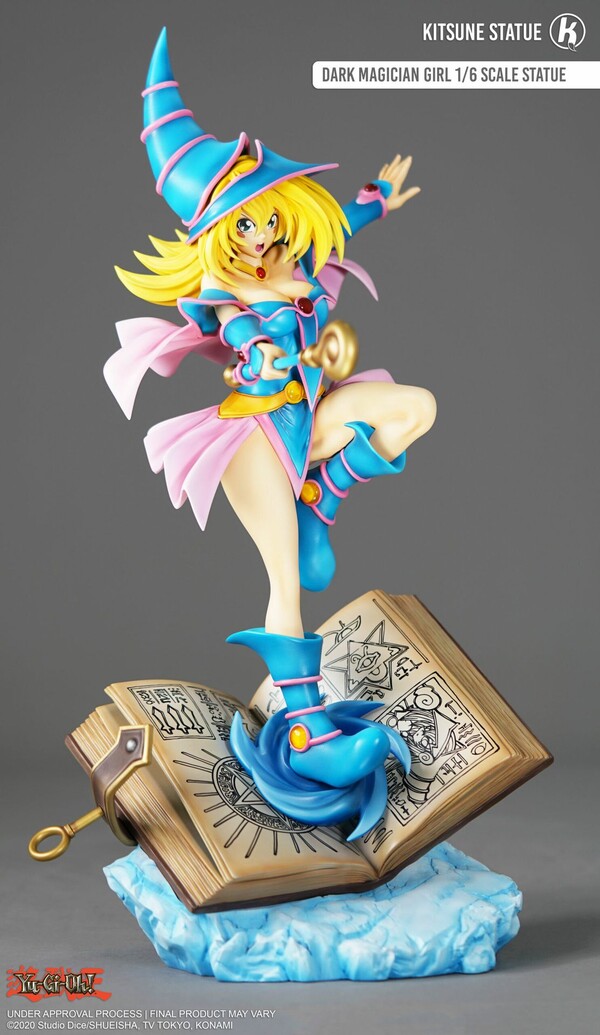 Black Magician Girl, Yu-Gi-Oh! Duel Monsters, Kitsune Statue, Pre-Painted, 1/6
